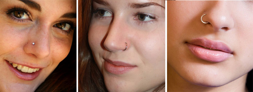 Nostril piercing