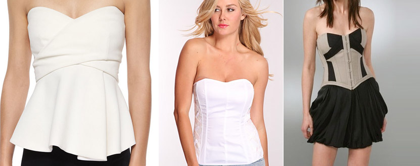 Strapless Corset Tops